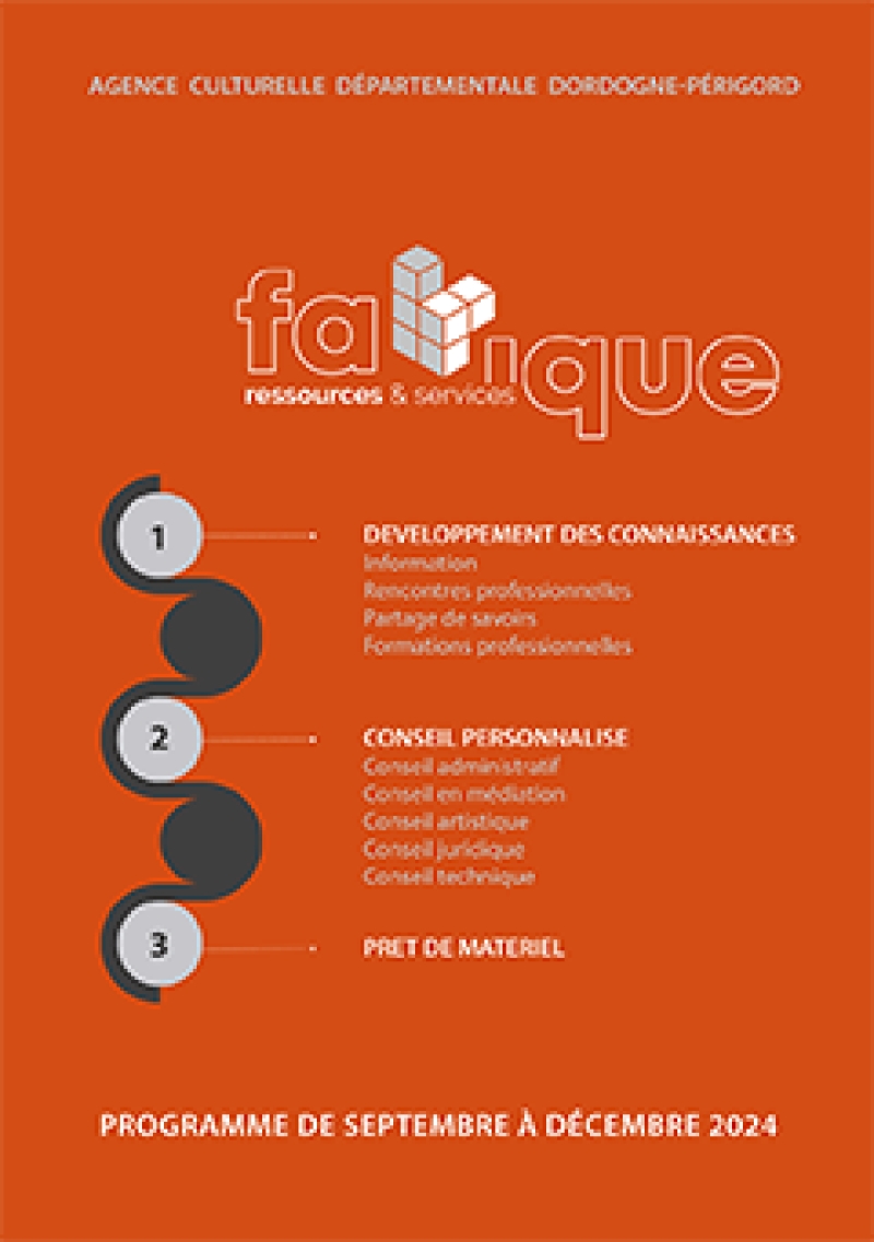 Programme Fabrique - Septembre à décembre 2024