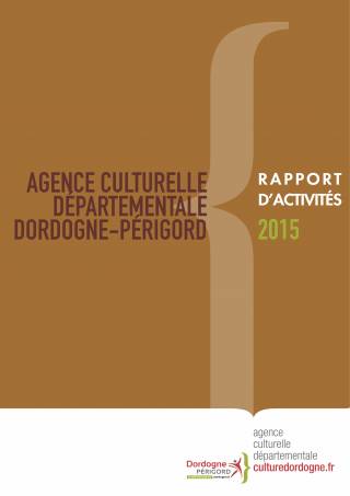 Rapport d&#039;activités 2015
