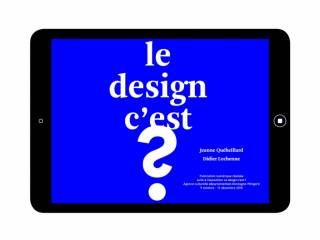 Application numérique &quot;Le design c&#039;est&quot;